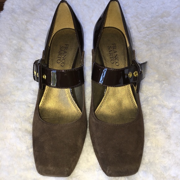Franco Sarto | Shoes | Franco Sarto Suede Mary Jane Heels | Poshmark